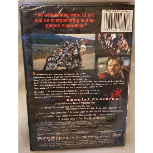 NOS EASY RIDER DVD SPECIAL EDITION 30TH ANNIVERSARY *Factory Sealed - Picture 2 of 2